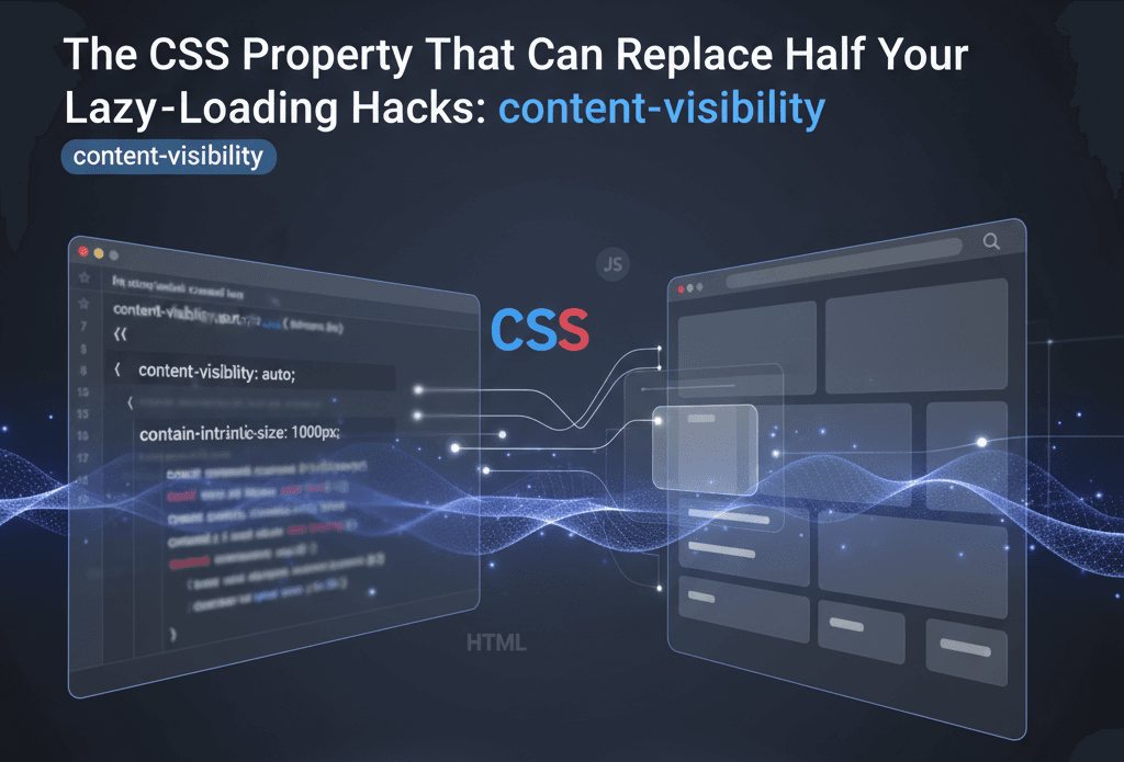 The CSS Property That Can Replace Half Your Lazy-Loading Hacks:content-visibility