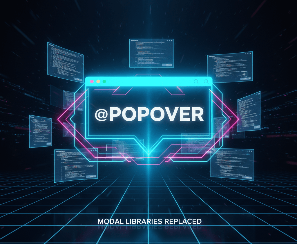 The Native HTML Feature That Might Replace Half Your Modal Libraries – popover